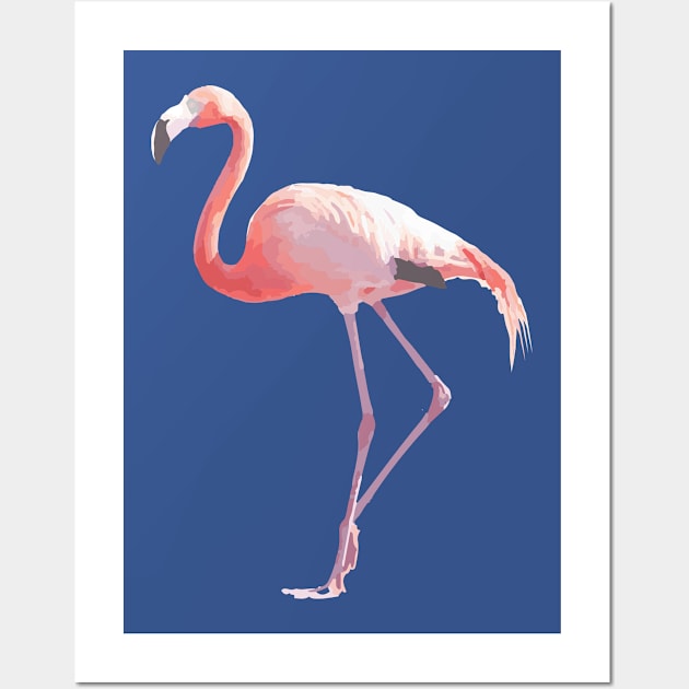 Flamingo #2 Wall Art by Vin Zzep